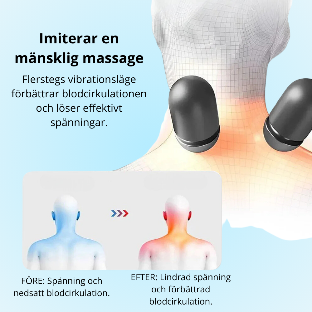 Neckster™ - Vibrations- och Värmeterapi